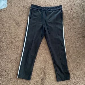 Knyew tapered black cadet pants size S